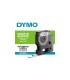 DYMO LabelManager cassette ruban D1 hautes performances, Polyester Permanent, 12mm x 5,5m, Noir/Blanc