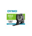 DYMO LabelManager D1 - StandardEtiketten, 12mm x 7m, Weiß auf Schwarz