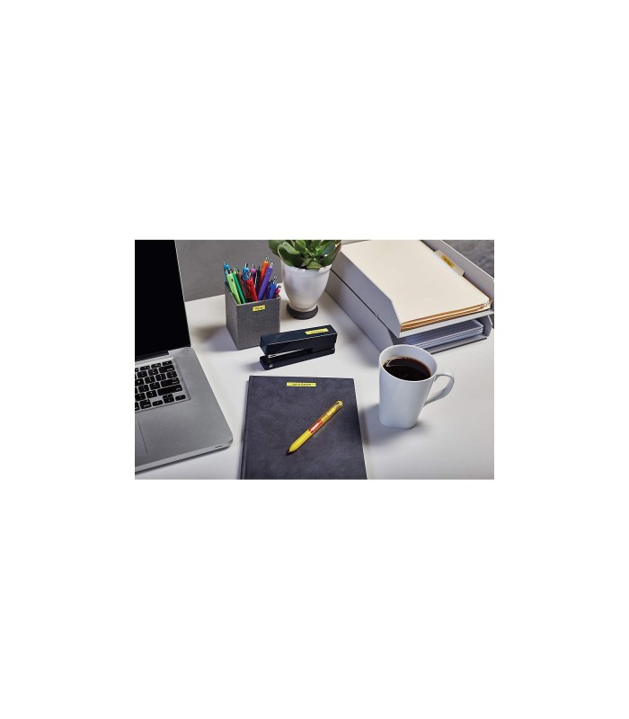 DYMO LabelManager cassette ruban D1 9mm x 7m Noir/Jaune (compatible avec les LabelManager et les LabelWriter Duo)