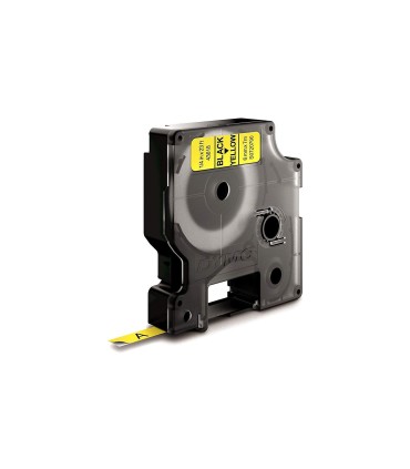 DYMO LabelManager cassette ruban D1 6mm x 7m Noir/Jaune (compatible avec les LabelManager et les LabelWriter Duo)