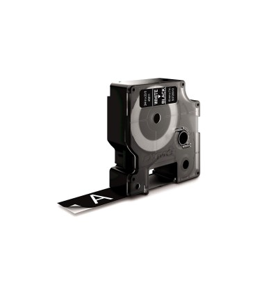 DYMO LabelManager cassette ruban D1 19mm x 7m Blanc/Noir (compatible avec les LabelManager et les LabelWriter Duo)