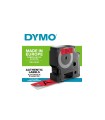 DYMO LabelManager D1 - StandardEtiketten, 24mm x 7m, Schwarz auf Rot