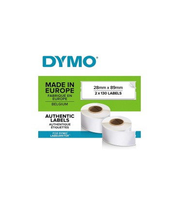 DYMO LabelWriter - Adresse Etiketten 28mm x 89mm (2 x 130 Etiketten)