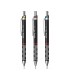 rOtring Tikky, lot de 3 Porte-mines Noir, HB 0.35/0.5/0.7mm, étui transparent 