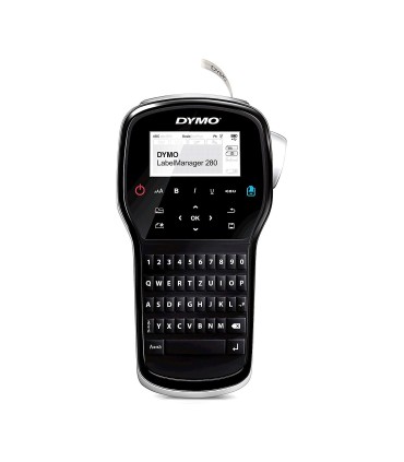 DYMO LabelManager 280 | Tragbares, wiederaufladbares Beschriftungsgerät | QWERTZ-Tastatur | PC/MAC