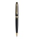 WATERMAN Expert Stylo bille,  Noir, recharge bleue pointe moyenne, Coffret cadeau