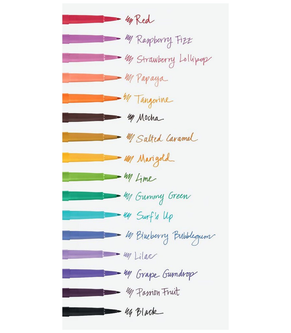Paper Mate Flair Original - 16 Felt Tip Pens - Assorted Colours - Medium  Tip 0.7 mm