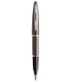 Waterman Carène stylo plume, taupe, attributs chromés, plume moyenne 18K, en écrin