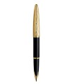 Waterman Carène stylo plume, essentiel or et noir, attributs dorés, plume moyenne 18K, en écrin