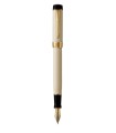 Parker Duofold Centennial stylo plume, Ivoire, attributs dorés, plume fine 18K, en écrin