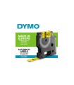 DYMO Rhino - Vinyl Labels 12mm x 5.5m - Black on Yellow