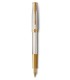 PARKER Sonnet Premium, Stylo plume, Argent Mistral (Argent massif), Plume fine 18k, Coffret cadeau