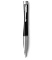 PARKER Urban Ballpoint Pen, Muted Black, Chrome trims, Medium Point, Blue Ink Refill, Gift Boxed