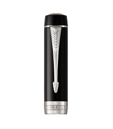 Capuchon pour Stylo Plume PARKER Duofold Centennial Noir, Attributs Palladium