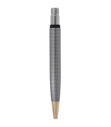 Barrel for PARKER Sonnet, Chiselled Silver, Ballpoint pen, Gold trims.