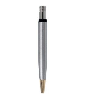 Barrel for PARKER Sonnet, Stainless Steel, Ballpoint pen, Gold trims.
