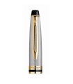Cap for WATERMAN Expert, Stainless Steel, Ballpoint pen, Gold trims.