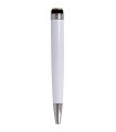 Barrel for WATERMAN Hémisphère, White, Ballpoint pen, Chrome trims.