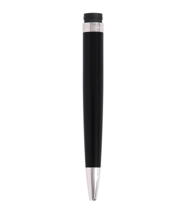 Corps pour Stylo bille WATERMAN Hémisphère, Noir, Attributs Chromés.