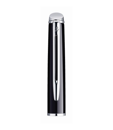 Cap for WATERMAN Hémisphère, Black, Fountain pen & Rollerball, Chrome trims.