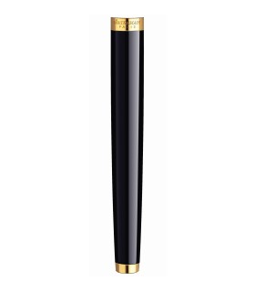 Barrel for WATERMAN Hémisphère, Black, Fountain pen, Gold trims.