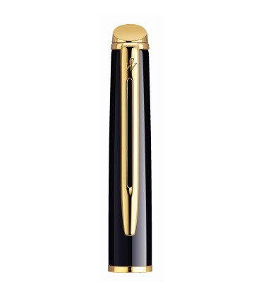 Capuchon pour Stylo plume et Roller WATERMAN Hémisphère, Noir, Attributs Dorés.