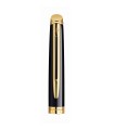 Cap for WATERMAN Hémisphère, Black, Ballpoint pen, Gold trims.