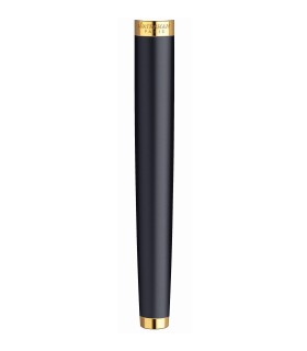 Barrel for WATERMAN Hémisphère, Matt Black, Fountain pen, Gold trims.