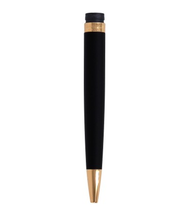 Corps pour Stylo bille WATERMAN Hémisphère, Noir Mat, Attributs Dorés.