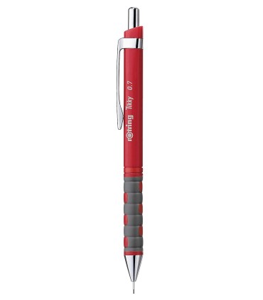 rOtring Tikky Porte-mine HB 0,70 mm, corps rouge