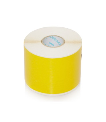 DYMO LabelWriter Boite de 1 rouleau de 220 étiquettes adhésives Jaunes, Badge/Expédition, 54mm x 101mm.