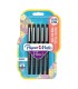 Paper Mate Flair Original - 5 Felt Tip Pens - Black - Medium Point 0.7 mm