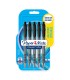 Paper Mate Flexgrip - 5 Ballpoint Pens - Black - Medium Point 1.0mm - blister