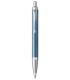 PARKER IM PREMIUM Stylo bille, Bleu gris, recharge bleue pointe moyenne, Coffret cadeau