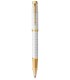 PARKER IM PREMIUM Roller ball pen - Pearl - Gold trims- Black refill - Fine point - Giftbox