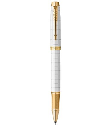 PARKER IM PREMIUM Tintenroller - Pearl - Goldzierteile - Feine schwarze Ersatzmine - Geschenkbox