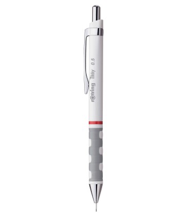 rOtring Tikky Porte-mine HB 0,50 mm, corps blanc