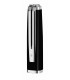 Capuchon pour Stylo plume WATERMAN Exception Slim, Noir, Attributs plaqué argent.