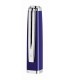 Capuchon pour Stylo plume WATERMAN Exception Slim, Bleu, Attributs plaqué argent.