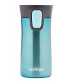 Contigo autoseal - Vacuum insulated travel mug 300 ml - Pinnacle Tantalizing Blue - 100% leak-proof and anti-spill - Stainless S