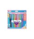 Paper Mate Flair Candy pop - 12 feutres - Assortiment de couleurs - pointe moyenne 0.7mm - sous blister