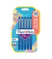 Paper Mate Flair Original - 5 Felt Tip Pens - Blue - Medium Point 0.7 mm