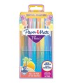 Paper Mate Flair Tropical Vacation - 16 Felt Tip Pens - Assorted  Colours - Medium Point 0.7 mm 