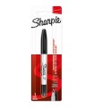 SHARPIE - 1 marqueur permanent - Noir - Pointe Fine & Ultra fine - sous blister