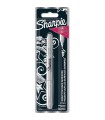 SHARPIE - 1 permanent marker - Silver metallic - Fine point - blister