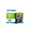 DYMO Rhino - Etiquettes Industrielles Gaine Thermorétractable 6mm x 1.5m - Noir sur Jaune
