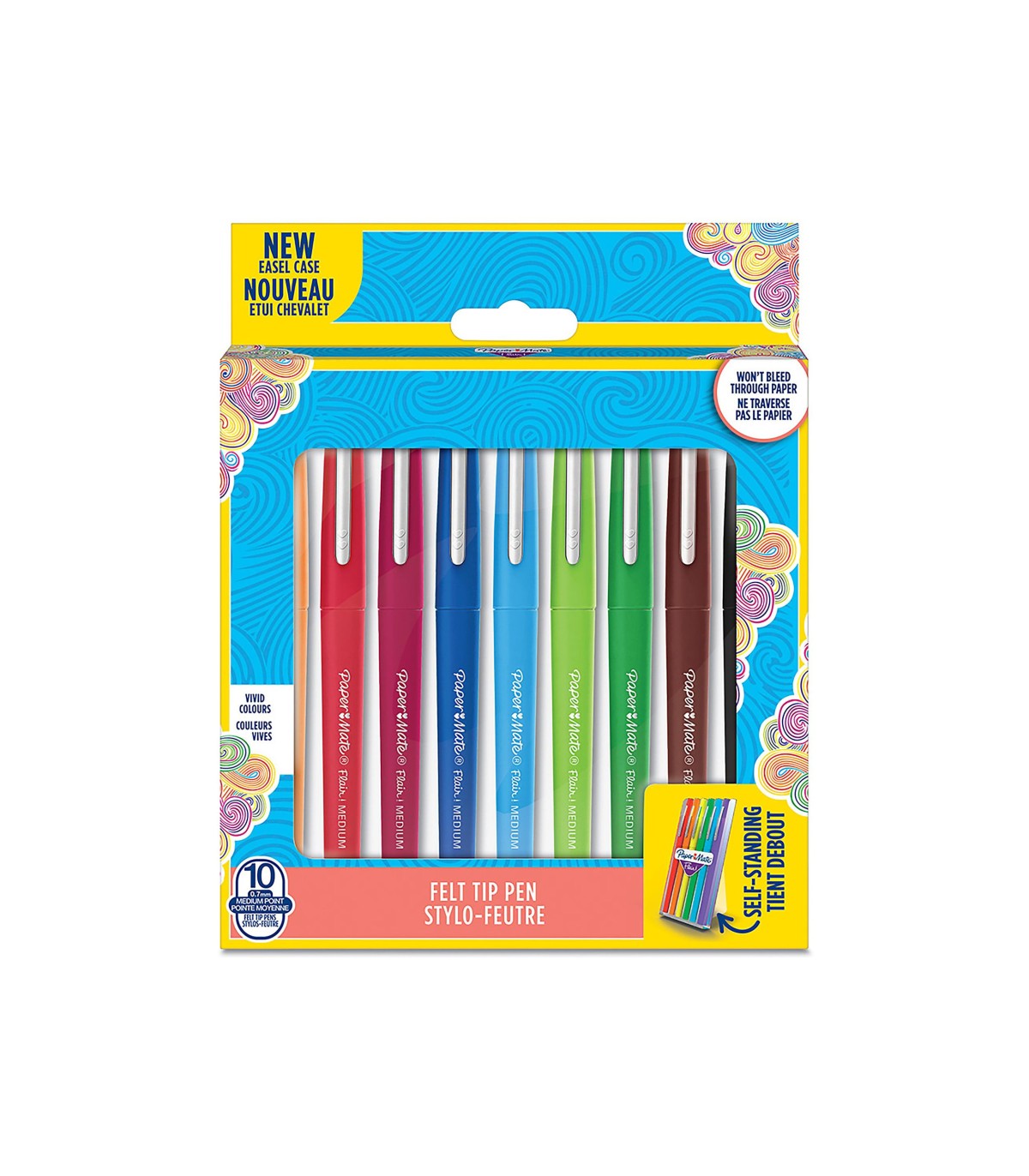 Paper Mate Flair Tropical Vacation - 6 Felt Tip Pens - Assorted