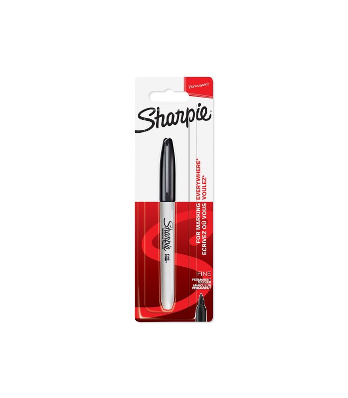 SHARPIE - 1 Permanentmarker - Schwarz - Feinspitze - Blisterverpackung