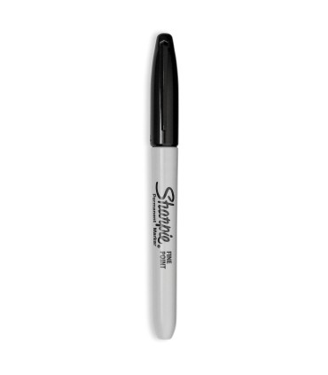 SHARPIE - 1 marqueur permanent - Noir - Pointe Fine - sous blister