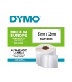 DYMO LabelWriter - Packung mit 6 Rollen zu 1000 Mehrzwecketiketten, 57mm x 32mm 
